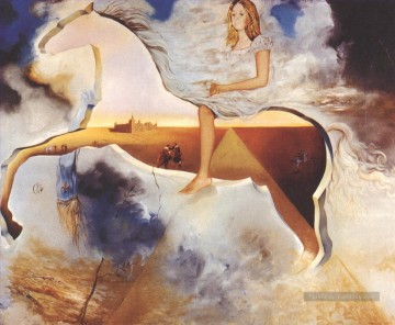サルバドール・ダリ Painting - カルメン・ボルディウ・フランコ・サルバドール・ダリの騎馬肖像画